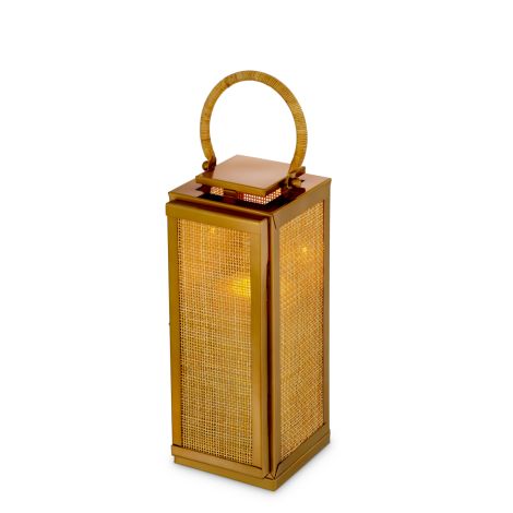 Hurricane Georgian L vintage brass finish bamboo handle