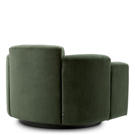 Swivel Chair Marbella torrin green velvet