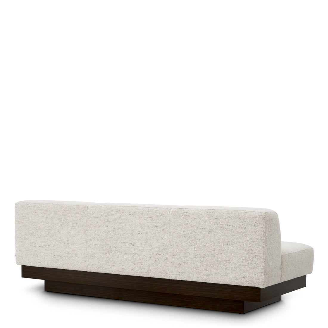 Sofa Bastion seashell off-white charcoal veneer