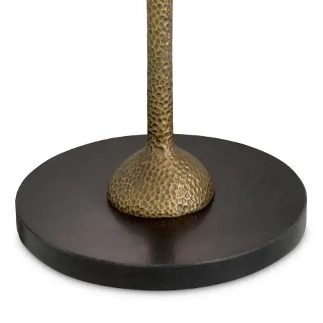 Floor Lamp Lucente vintage brass finish incl shade