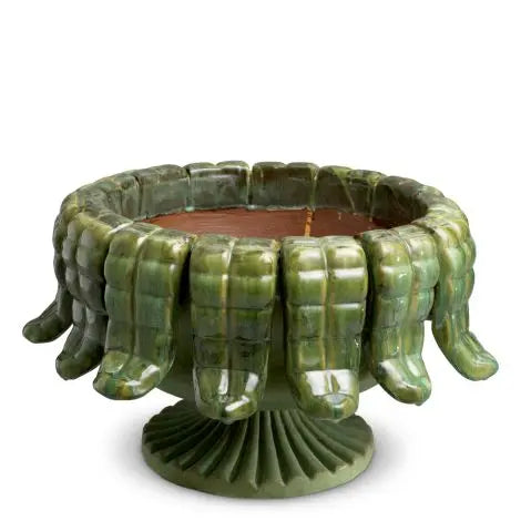 Outdoor Planter Grantham green finish
