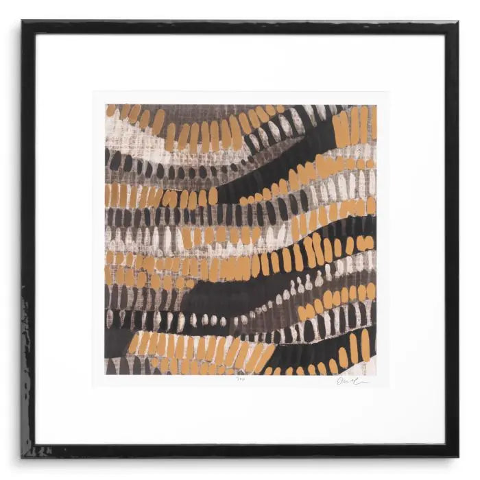Print Metallic Undulation by June Erica Vess set 2 Eichholtz