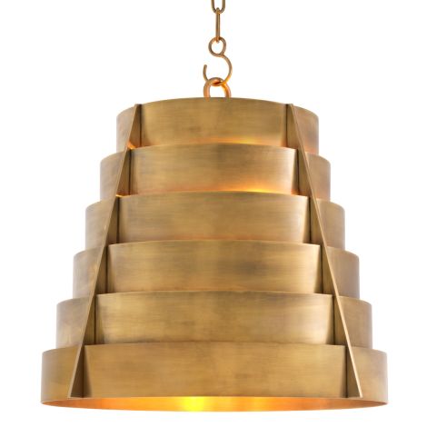 Pendant Fitzroy vintage brass finish