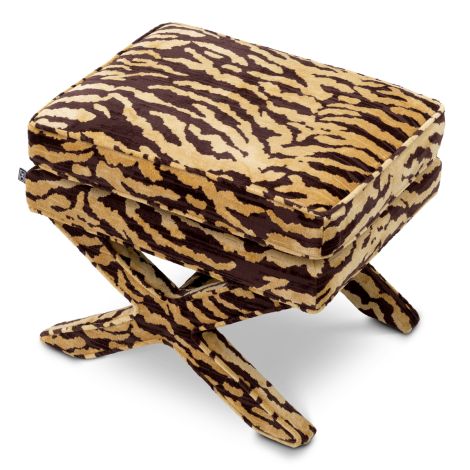 Stool Cordoba tigris brown