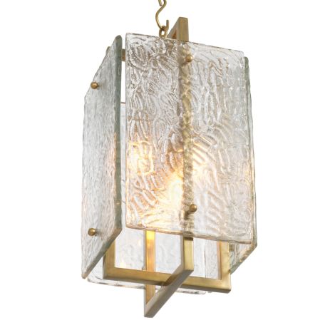 Pendant Solara vintage brass finish