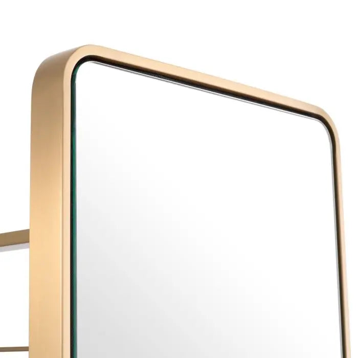 Floor Mirror Novo with coatrack Eichholtz