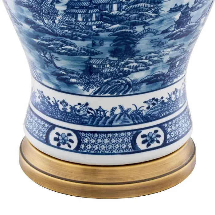 Table Lamp Chinese Blue Eichholtz
