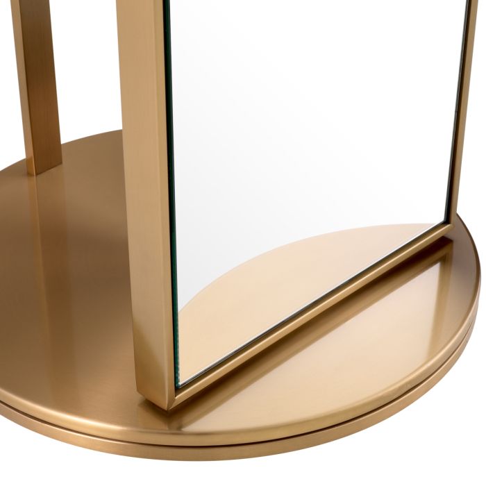 Floor Mirror Novo with coatrack Eichholtz