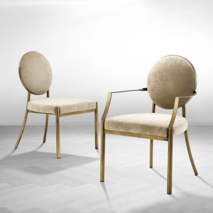 Dining Chair Scribe with arm Eichholtz