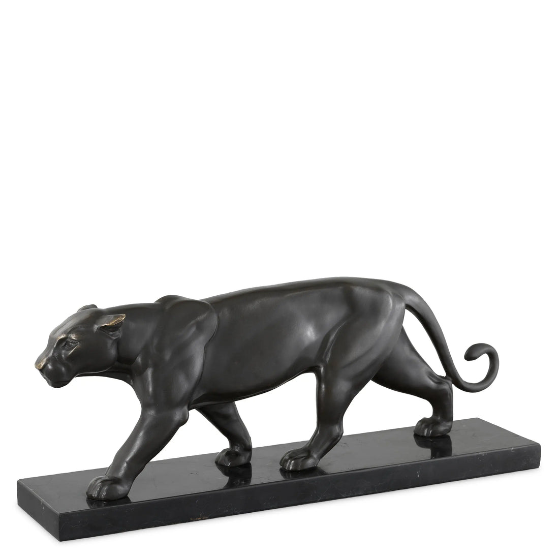 Panther on marble base Eichholtz