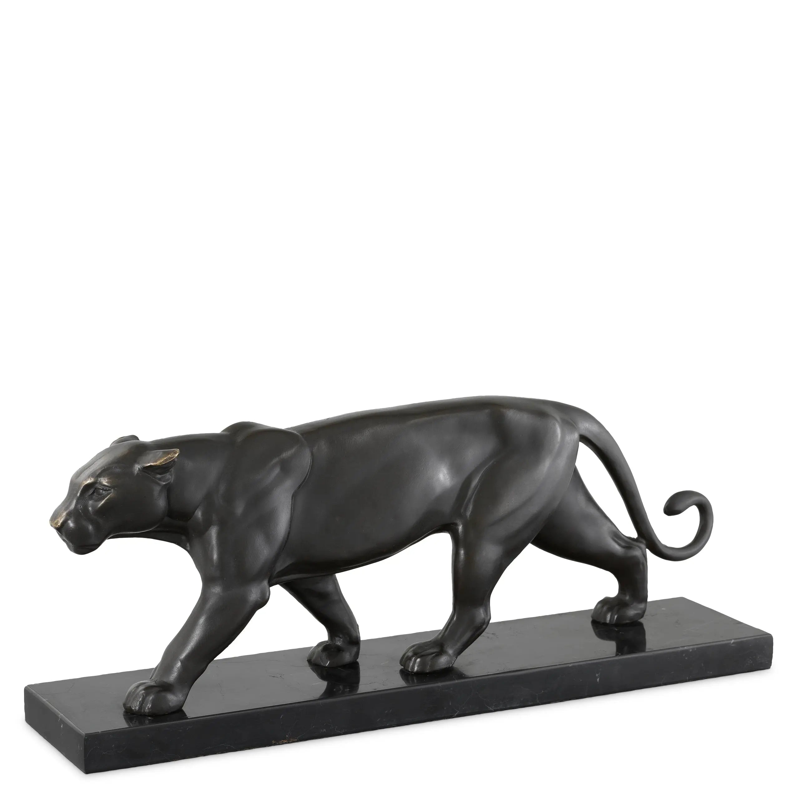 Panther on marble base Eichholtz