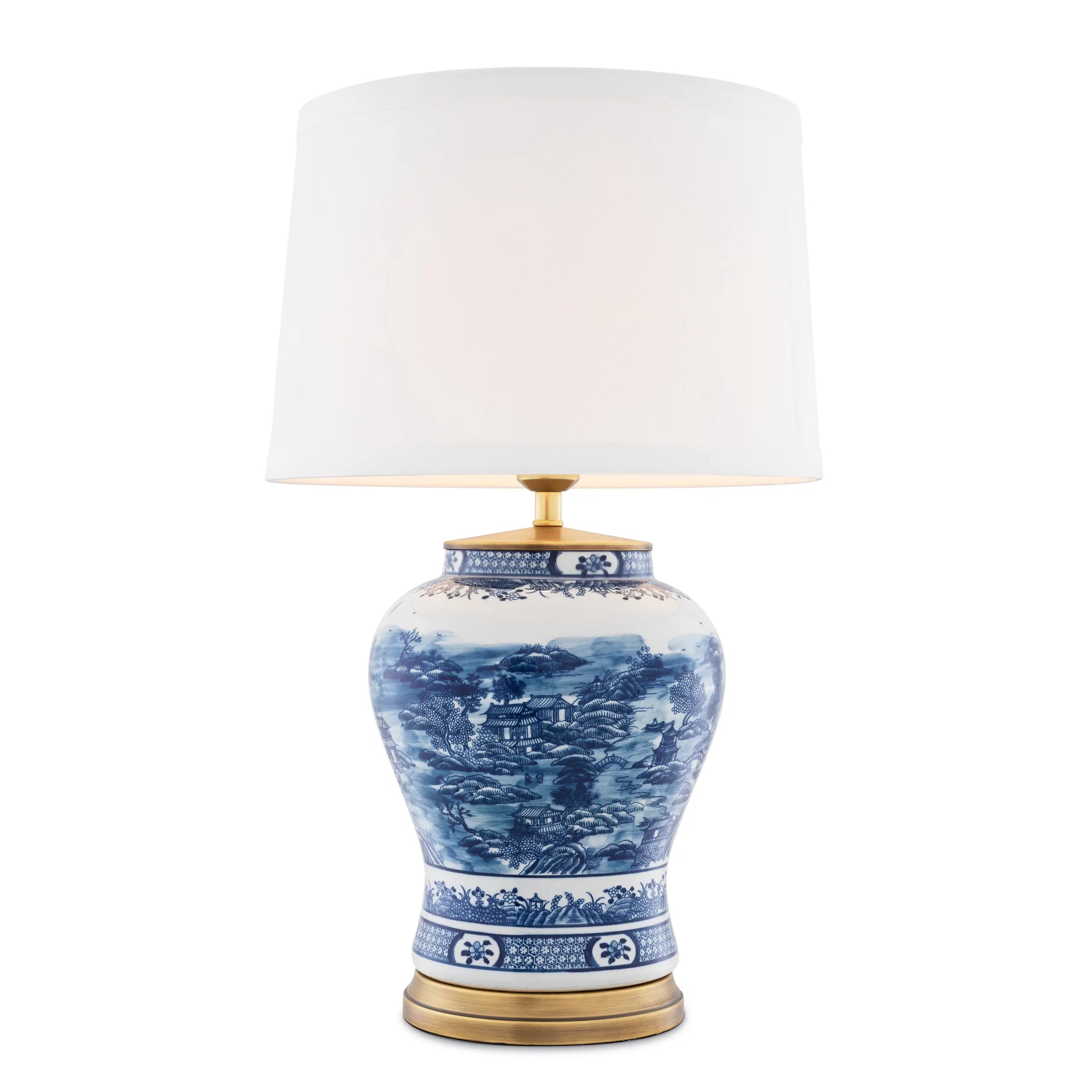 Table Lamp Chinese Blue Eichholtz