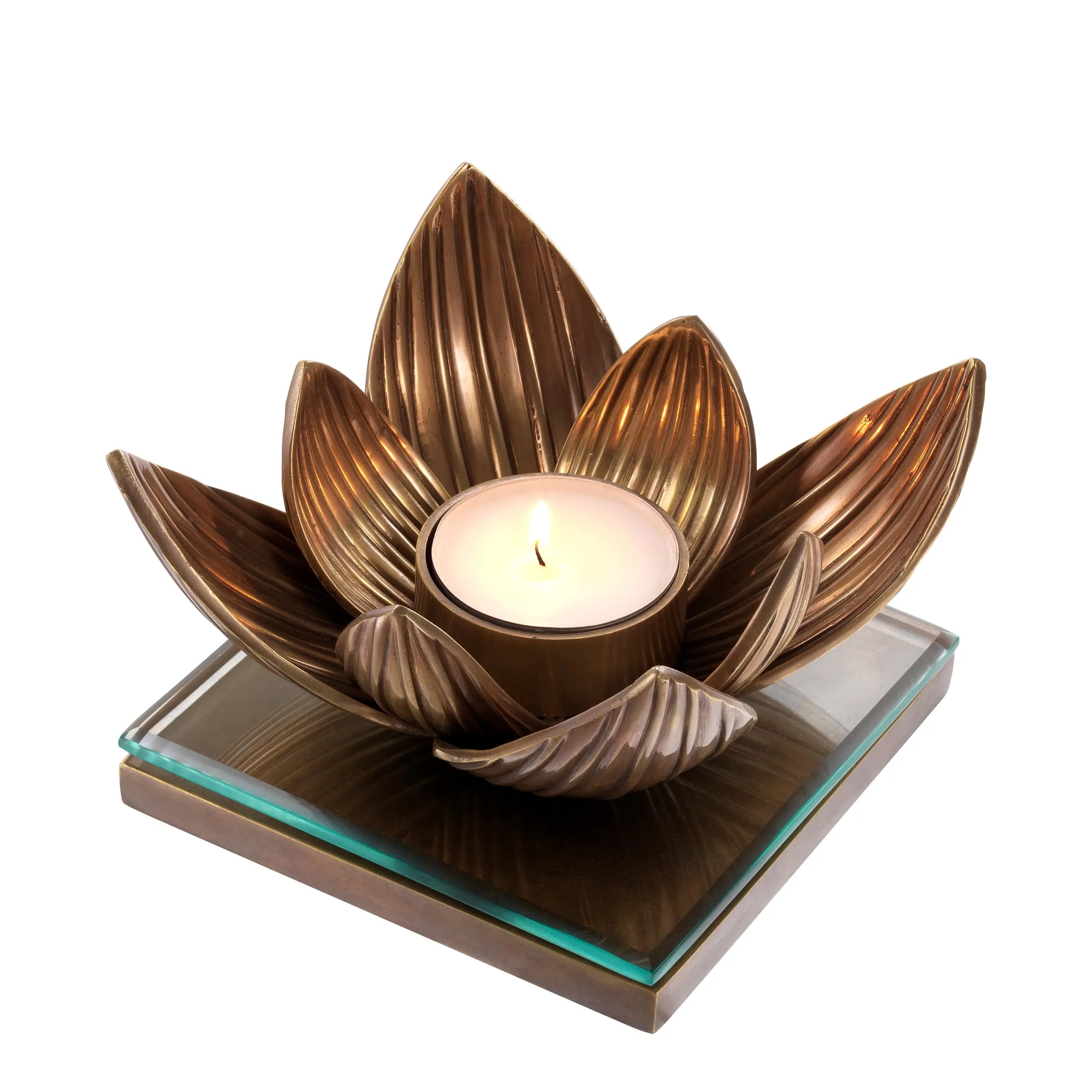 Tealight Holder Lotus Eichholtz