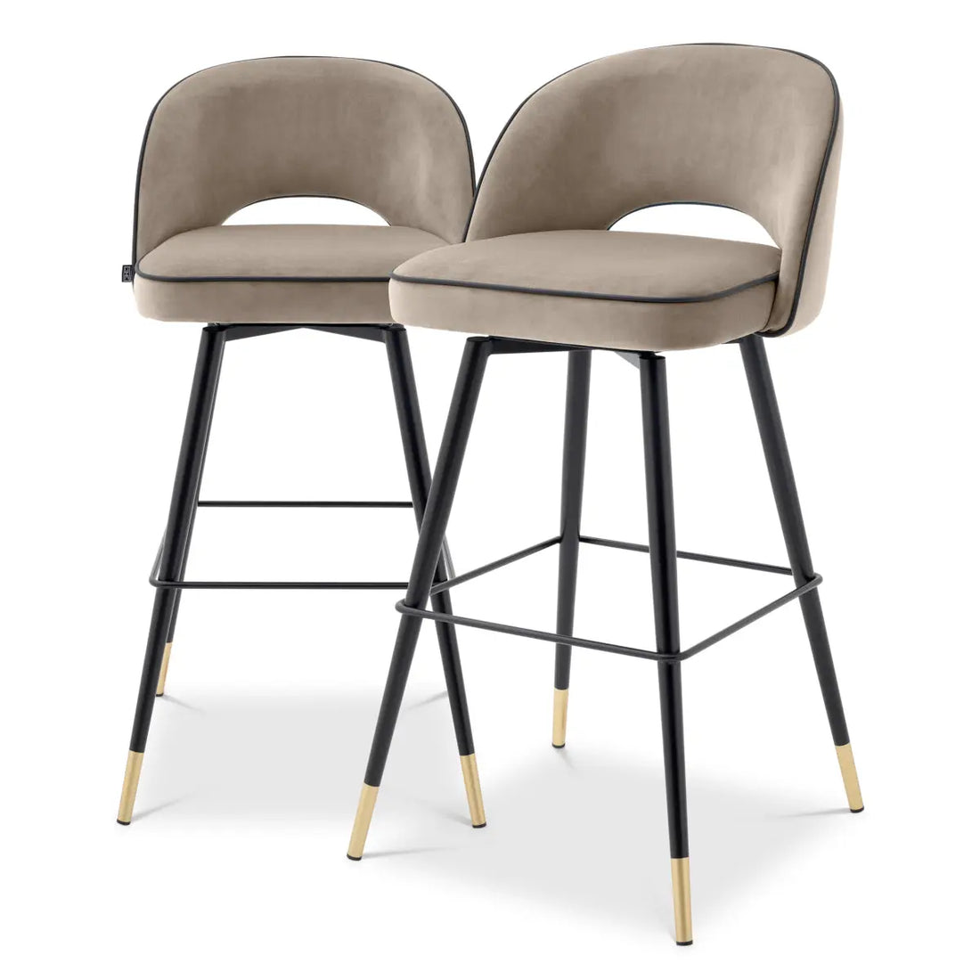 Bar Stool Cliff Set Of 2 Eichholtz