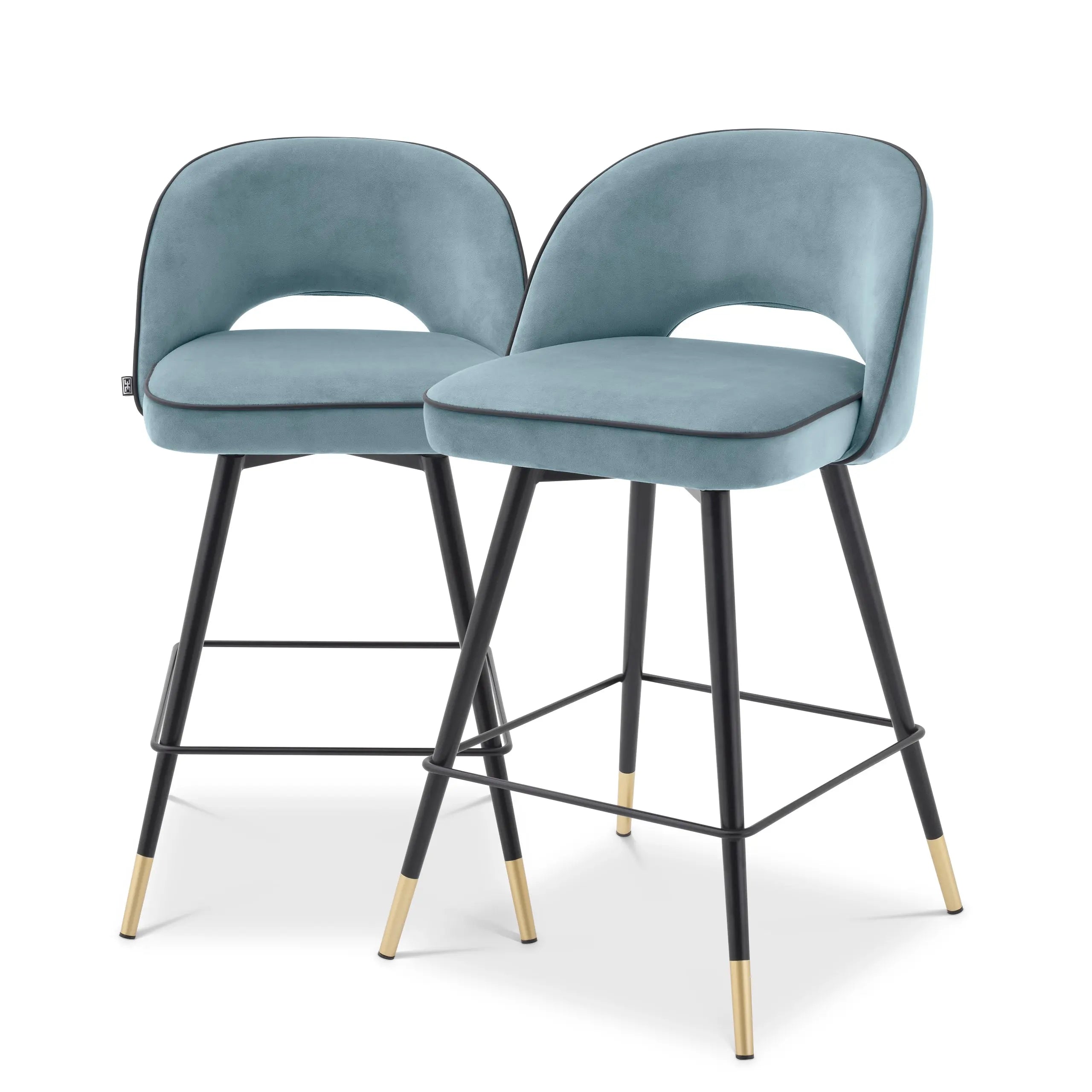 Counter Stool Cliff Set Of 2 Eichholtz