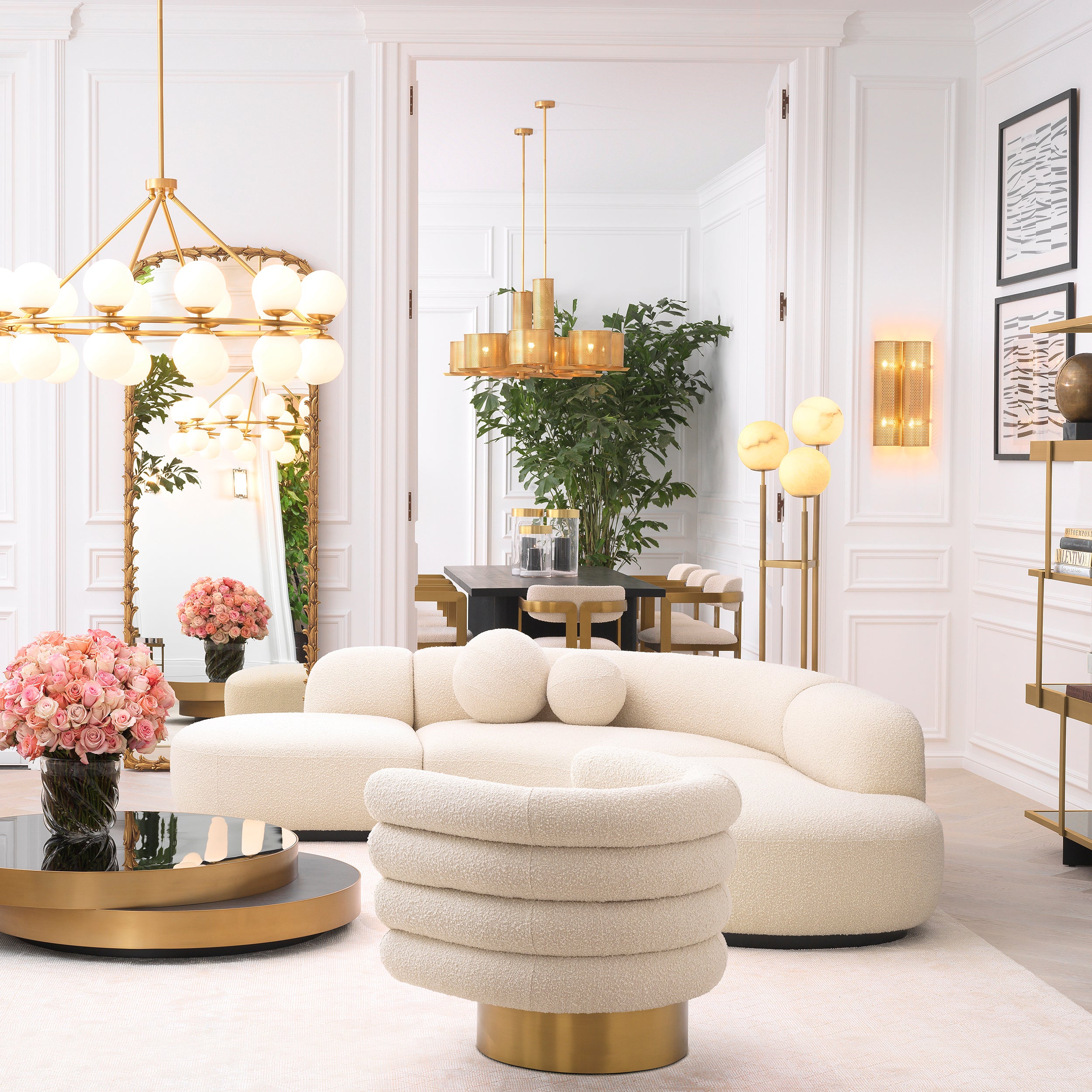 Lámpara de piso fiori