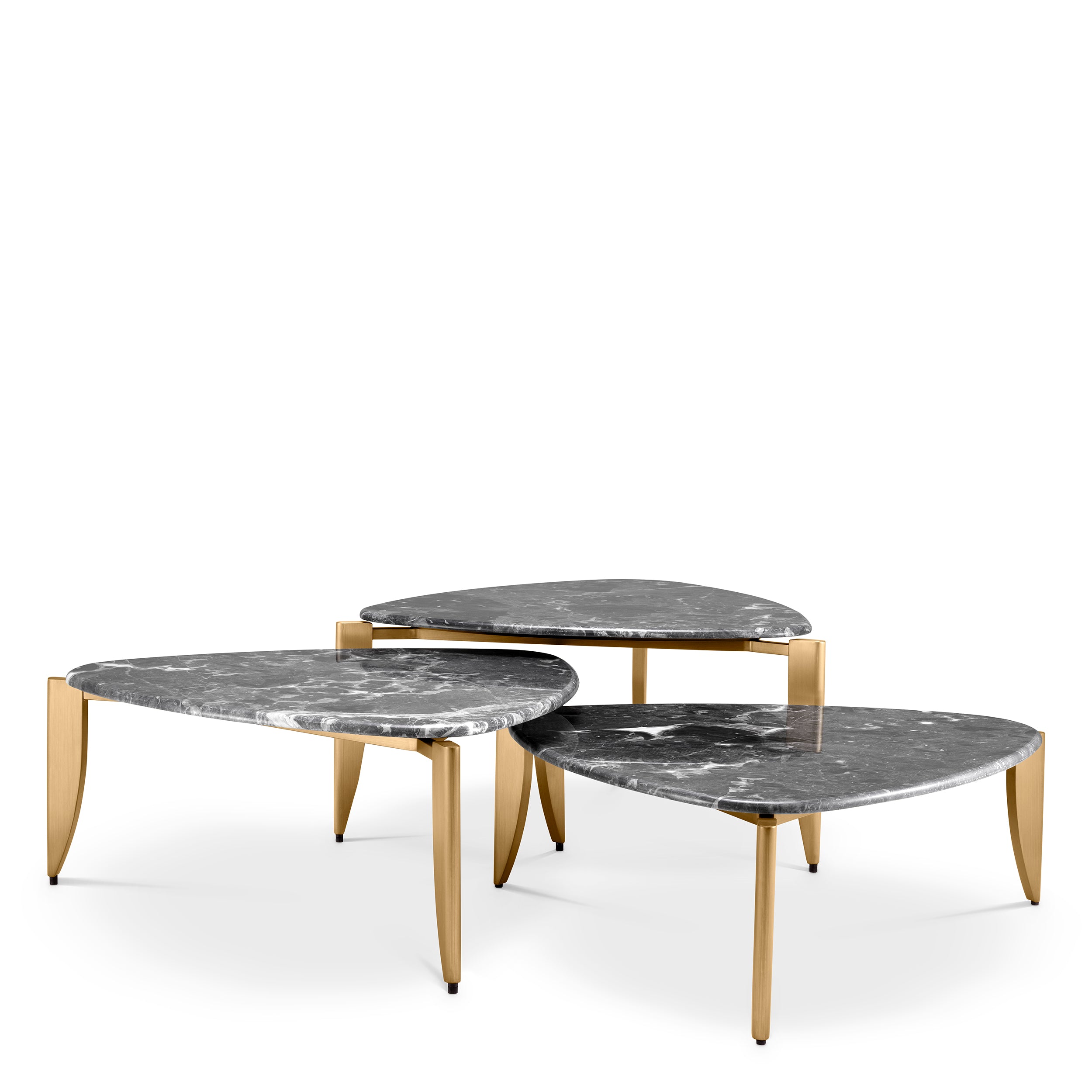 Mesa de café reggioni conjunto de 3
