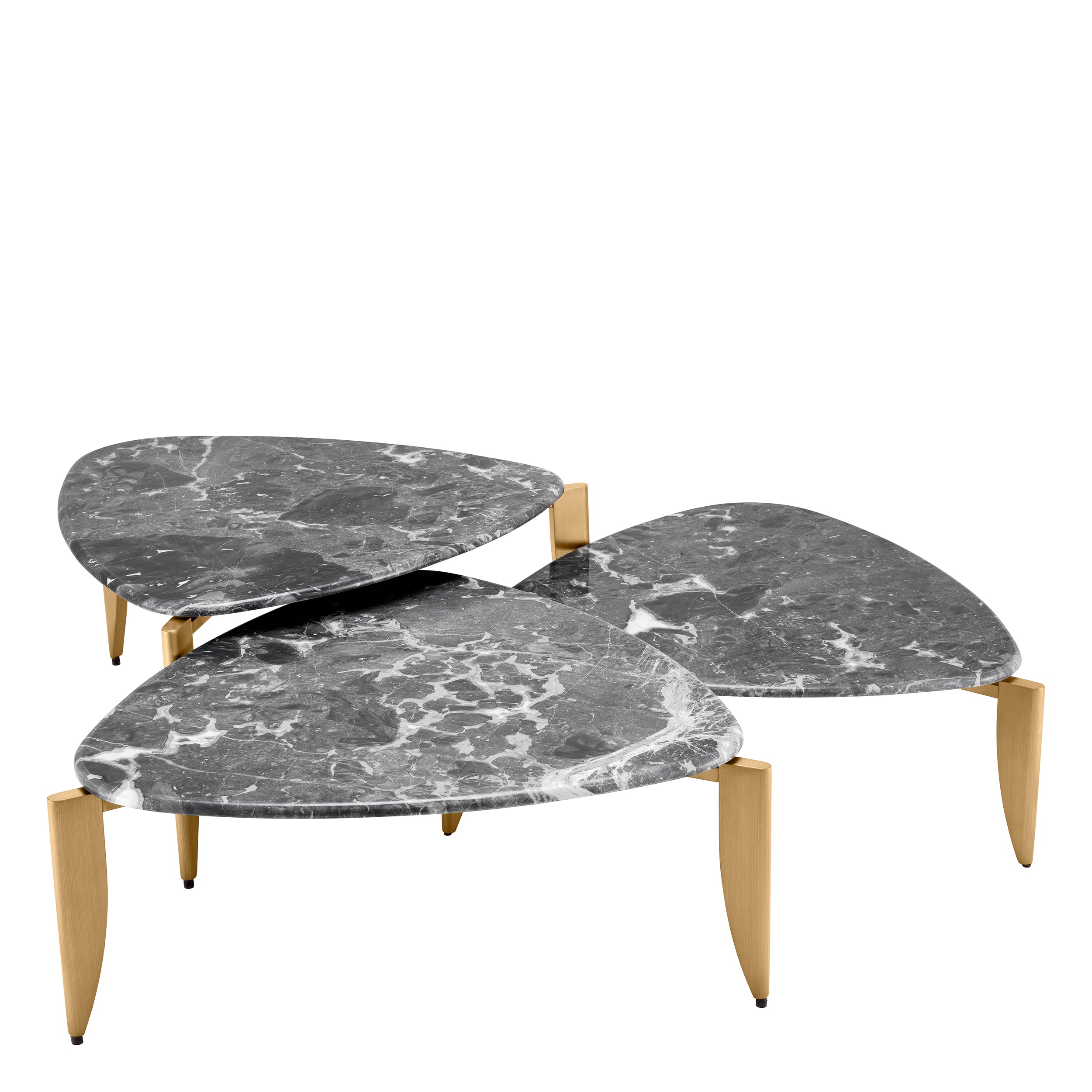Mesa de café reggioni conjunto de 3