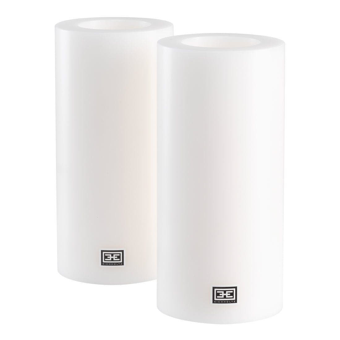 Artificial Candle ø 12 x H. 25 cm  Set Of 2