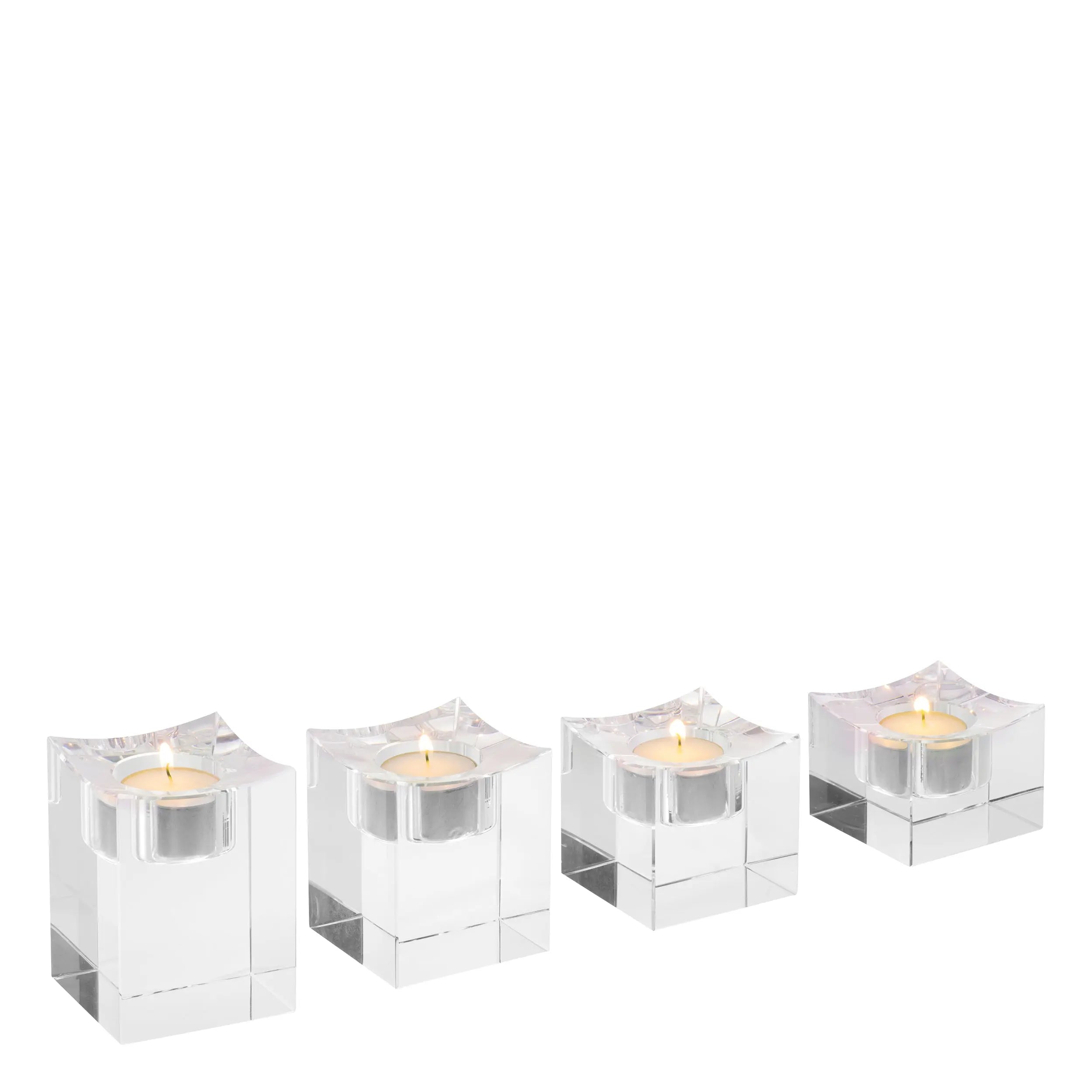 Tealight Holder Giancarlo low Set Of 4 Eichholtz