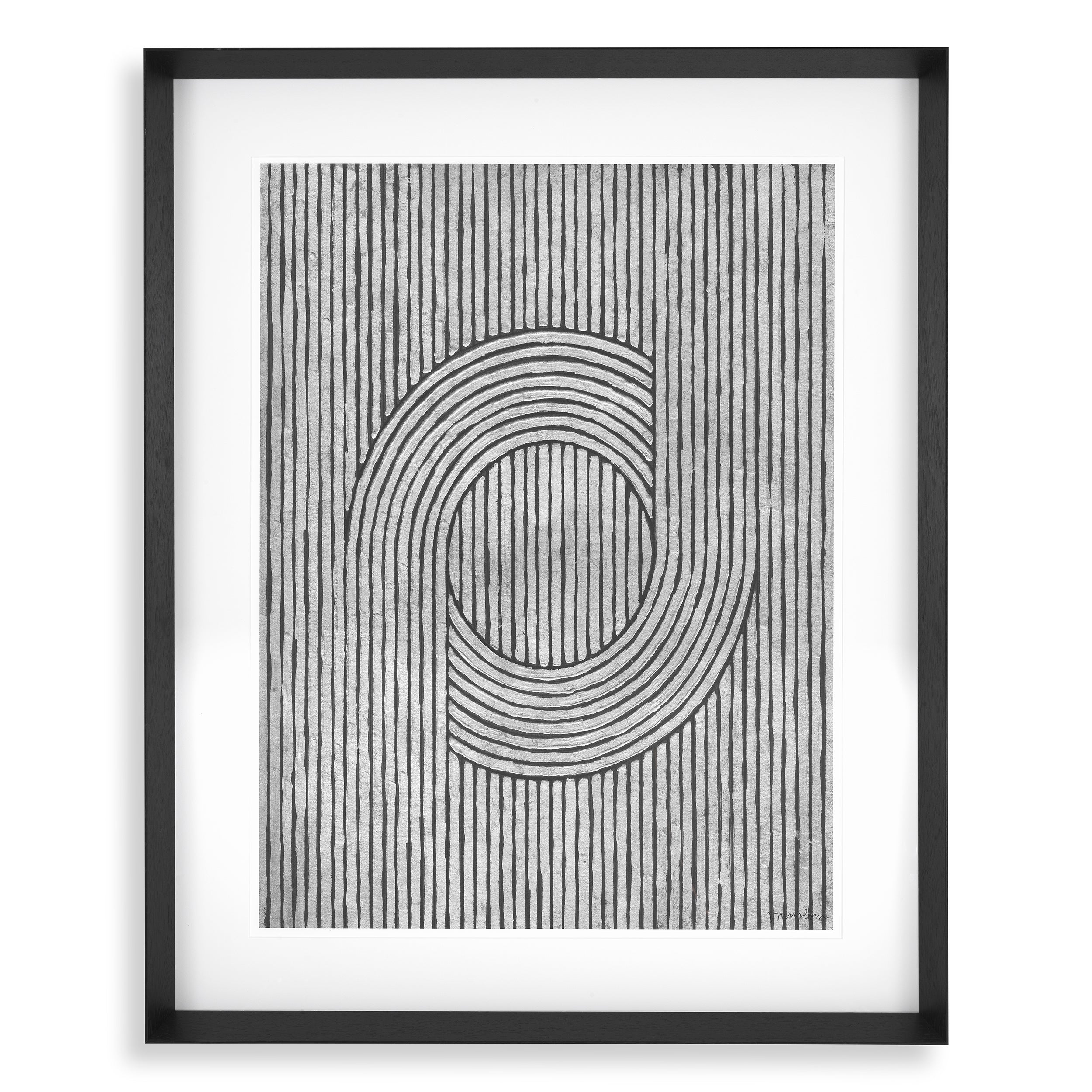 Print Cedar grooves set of 2