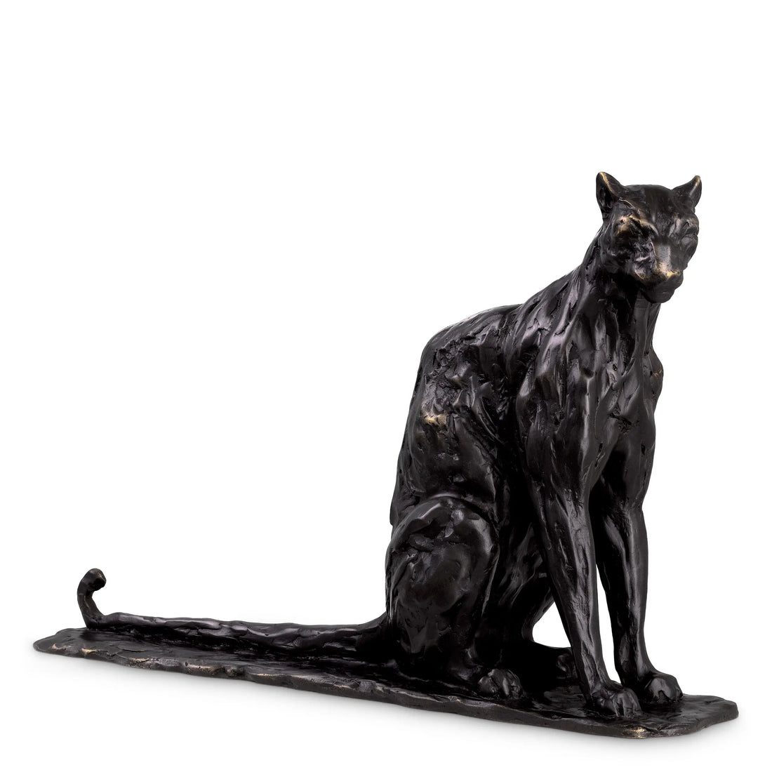 Sculpture Sitting Panther Eichholtz