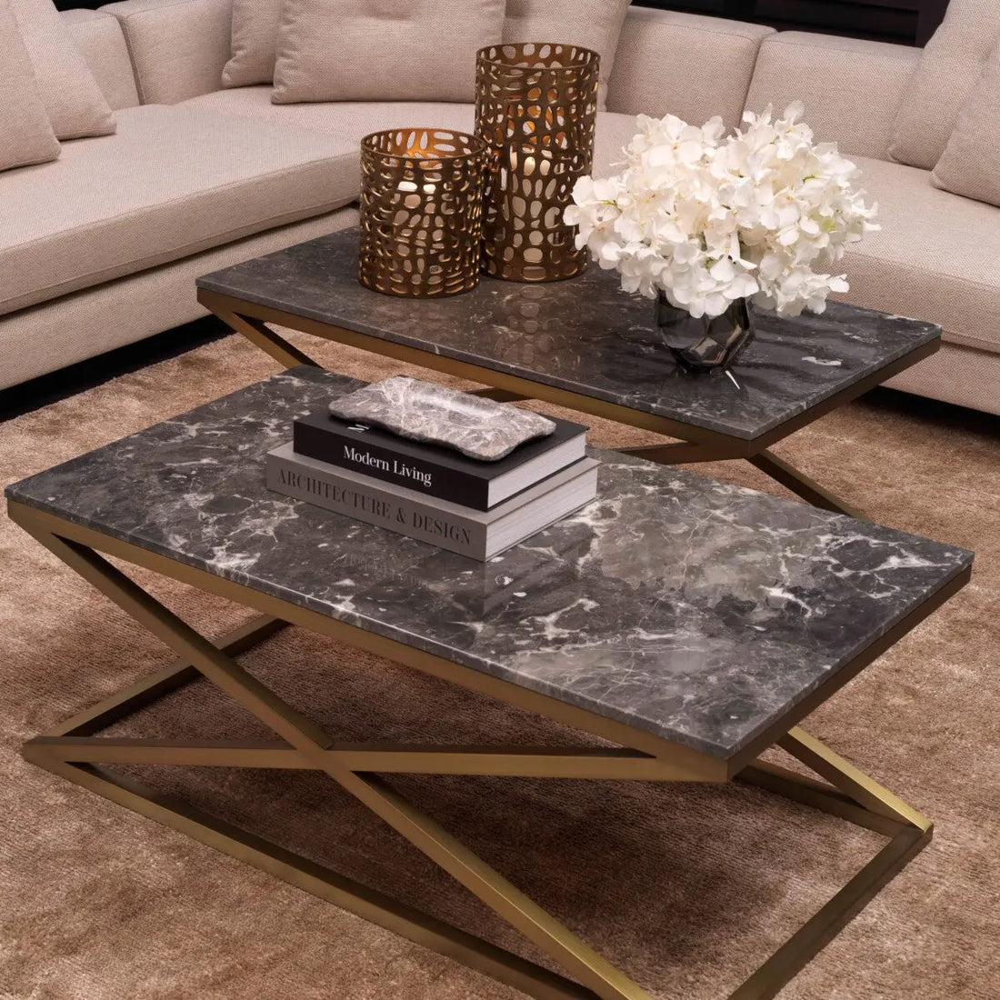 Coffee Table Criss Cross Eichholtz