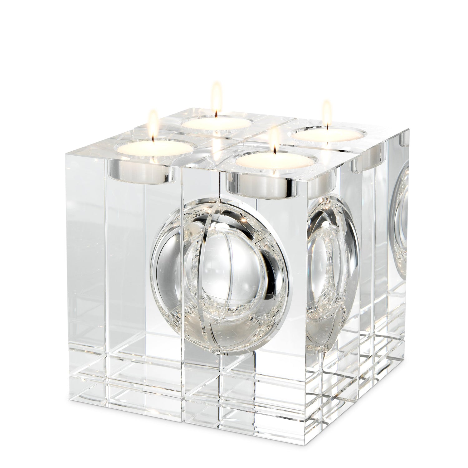 Tealight Holder Argenta Set of 4 *EXPO