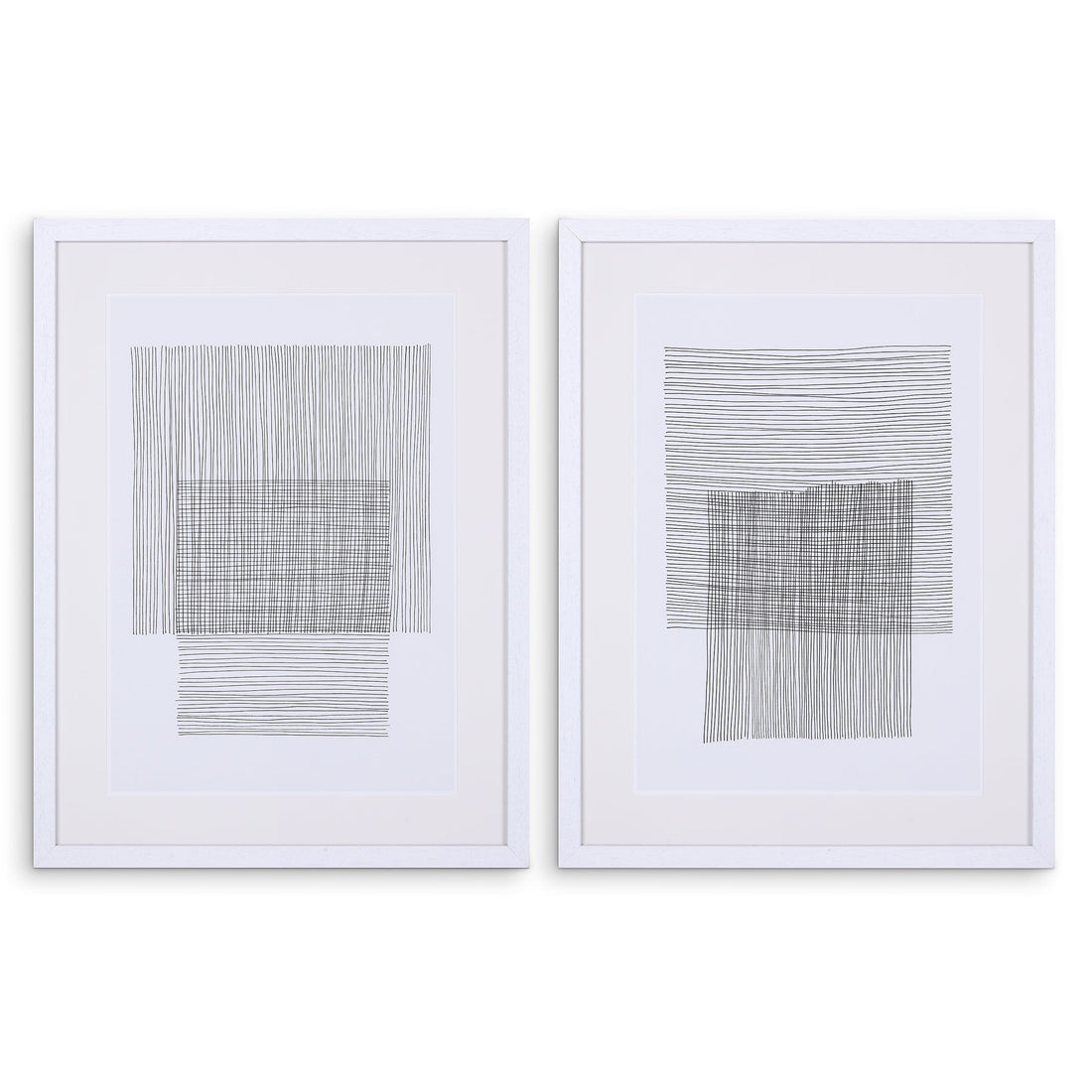 Print Pencil Drawings Set Of 2 *EXPO