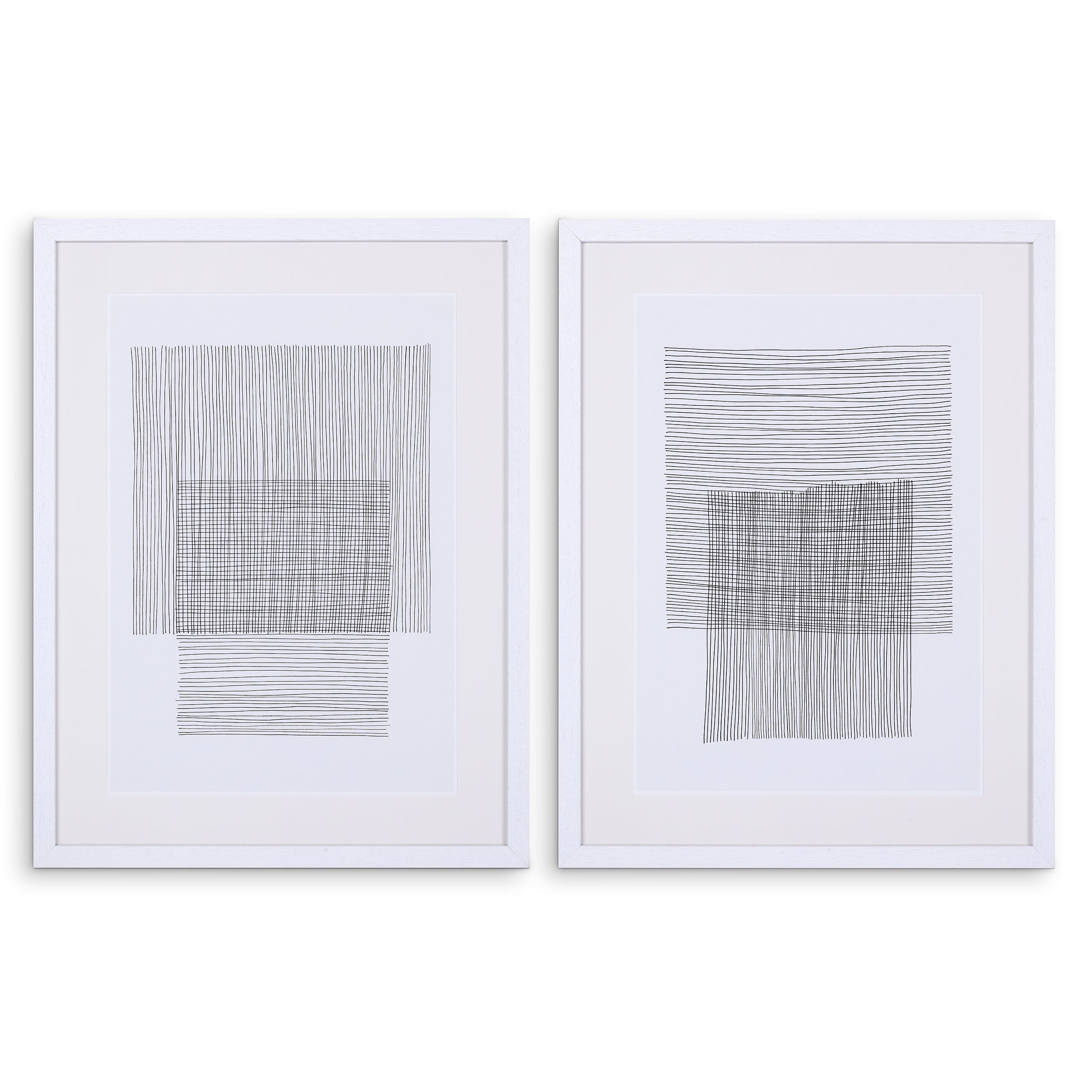 Print Pencil Drawings Set Of 2 *EXPO