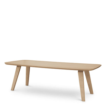 Wooden table on a white background