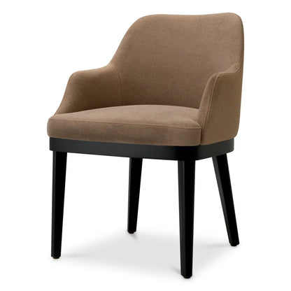 Dining Chair Costa with shelf sabino brown