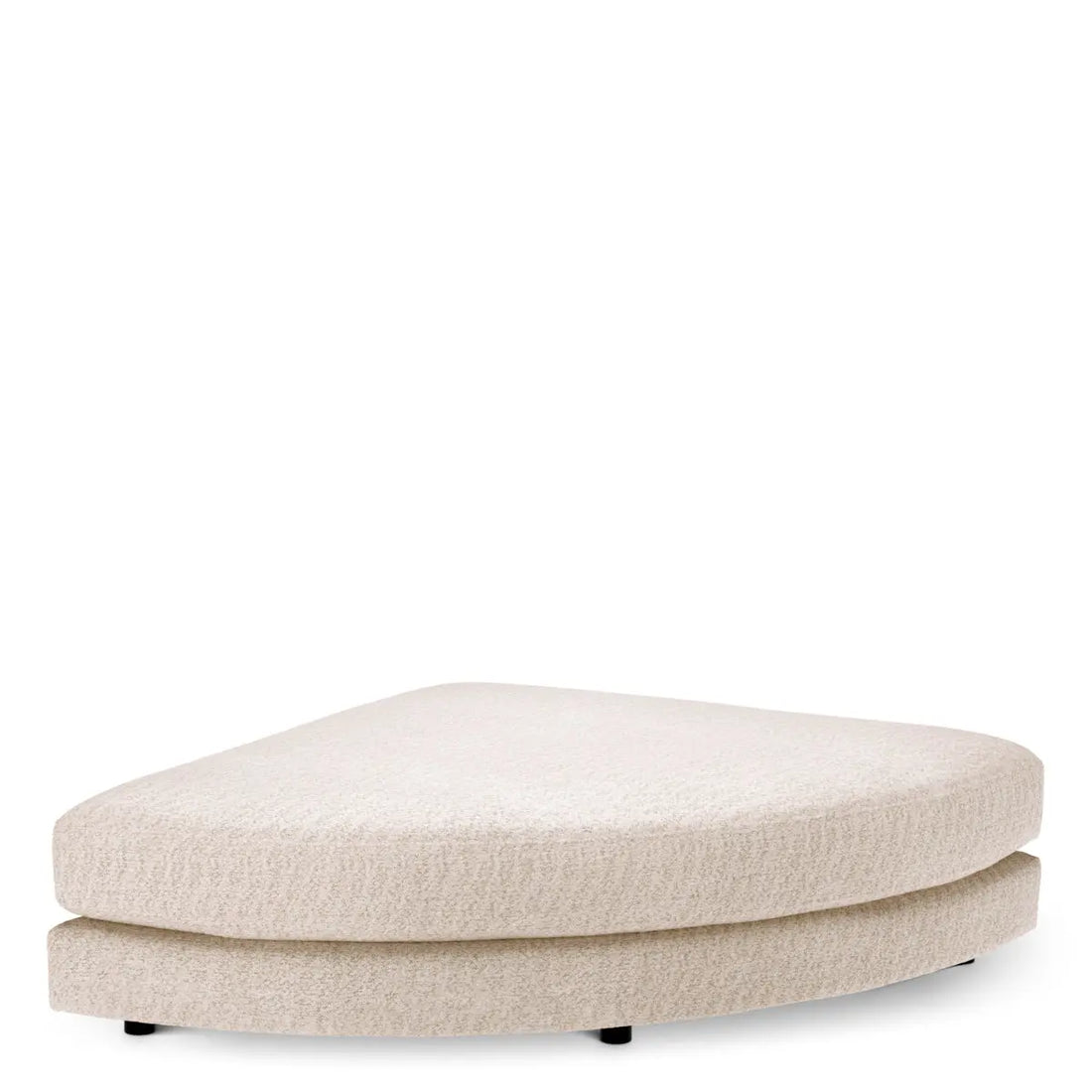Modular Sofa Lounge Club velora cream - Ottoman half round