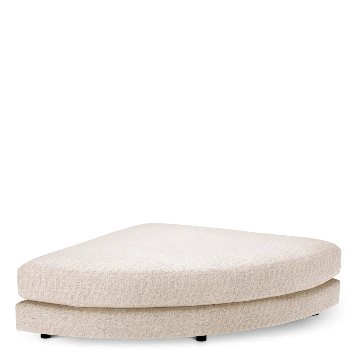 Modular Sofa Lounge Club velora cream - Ottoman half round
