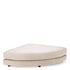 Modular Sofa Lounge Club velora cream - Ottoman half round