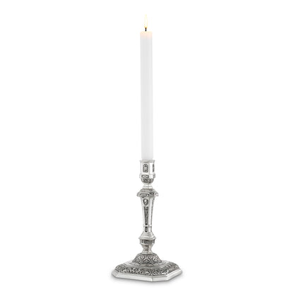 Candle Holder Berain antique silver finish