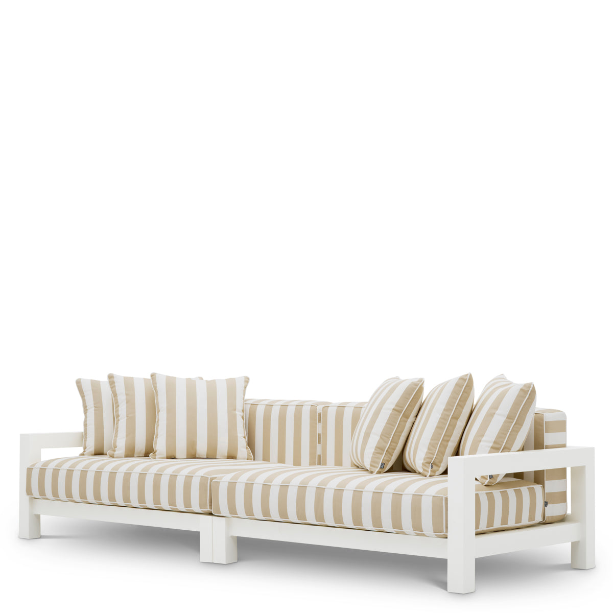 Outdoor Sofa Cap-Antibes matte white florent beige