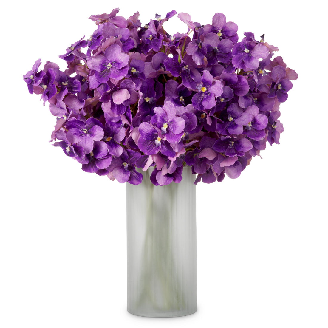 Bouquet Of Vanda Orchids purple real touch 24 pcs