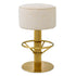 Bar Stool Carleton camari cream brushed brass finish