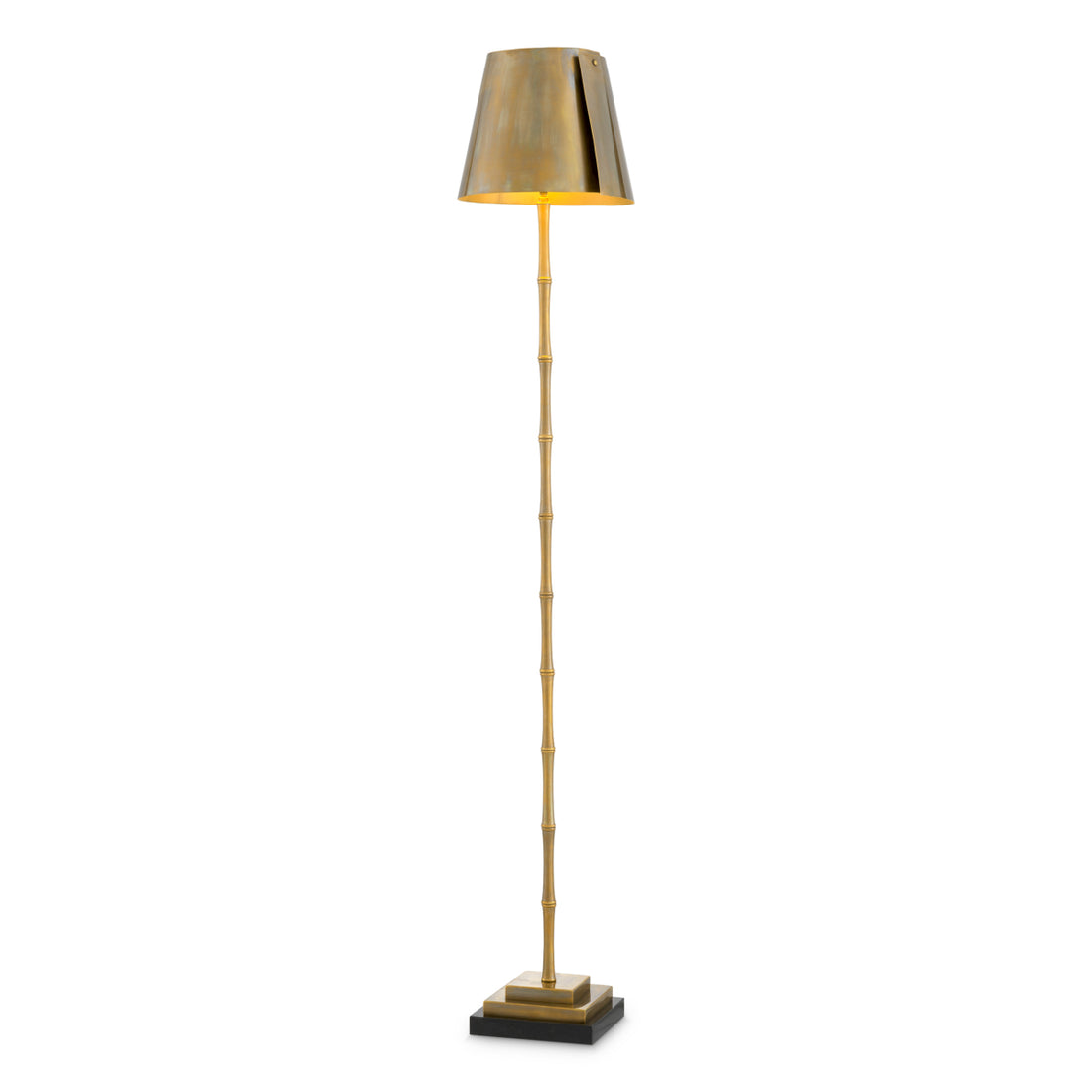 Floor Lamp Seraphina vintage brass finish