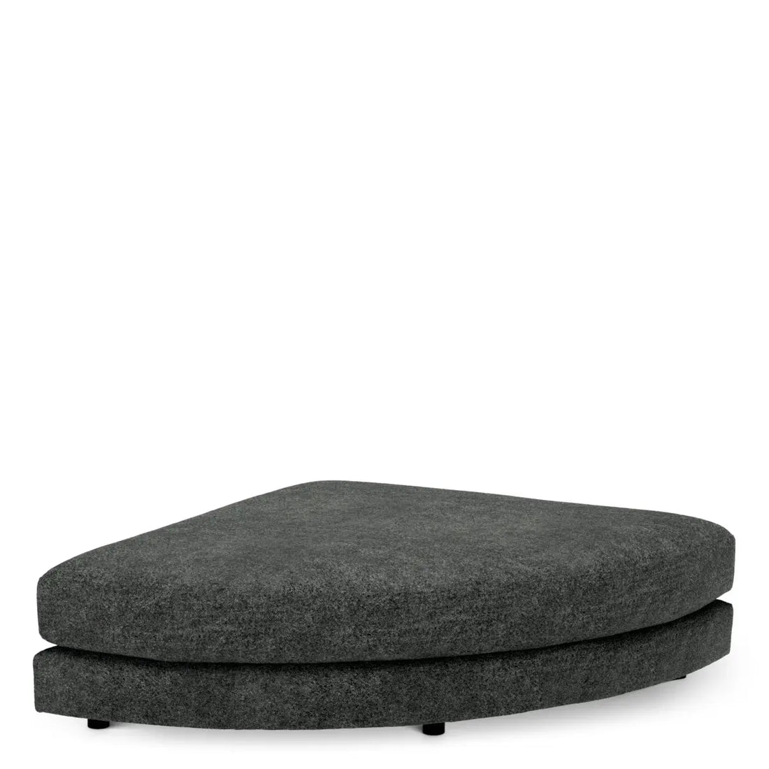 Modular Sofa Lounge Club velora charcoal - Ottoman half round