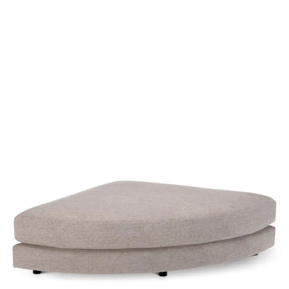 Modular Sofa Lounge Club montier light grey - Ottoman half round