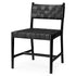 Dining Chair Tiberio black leather classic black