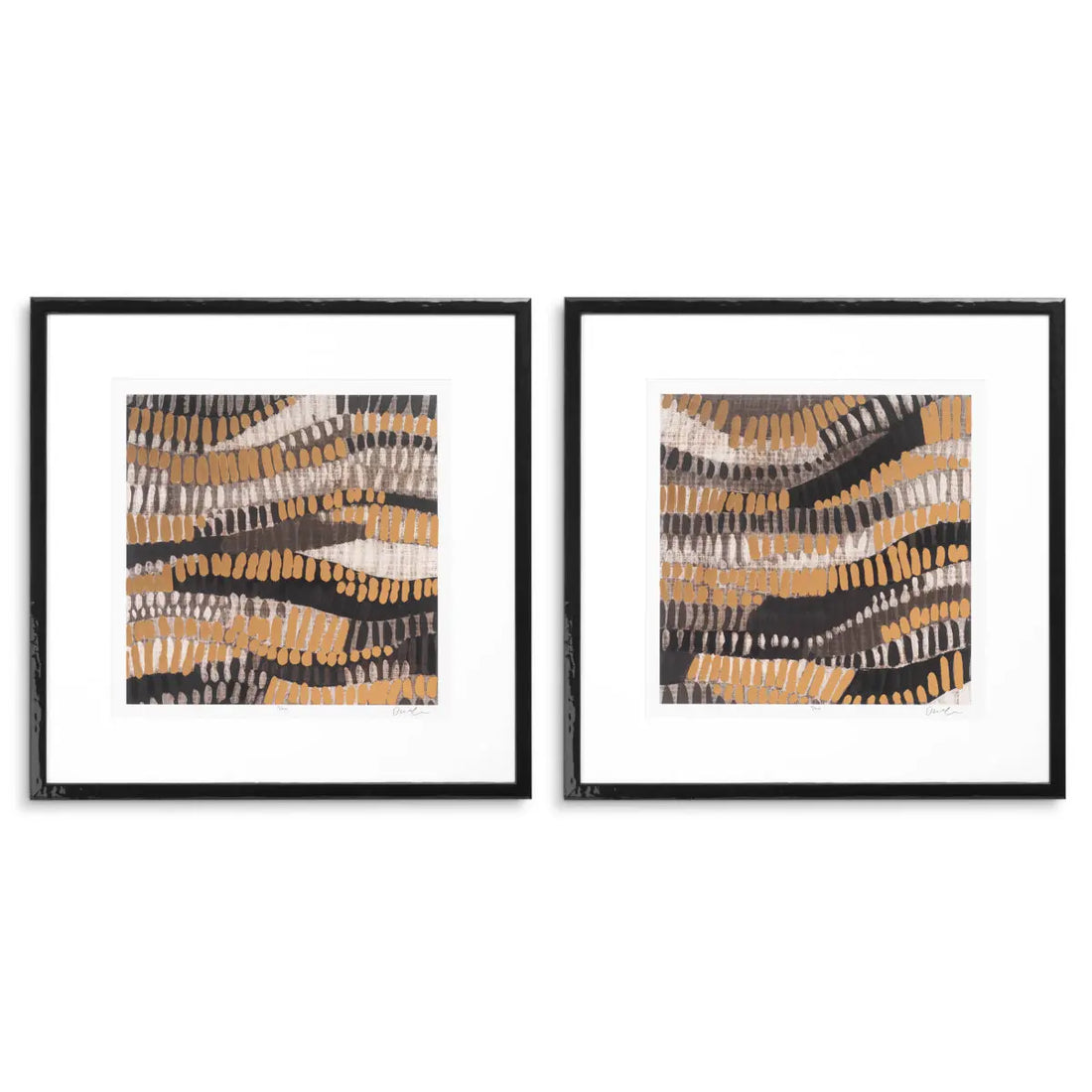 Print Metallic Undulation by June Erica Vess set 2 Eichholtz