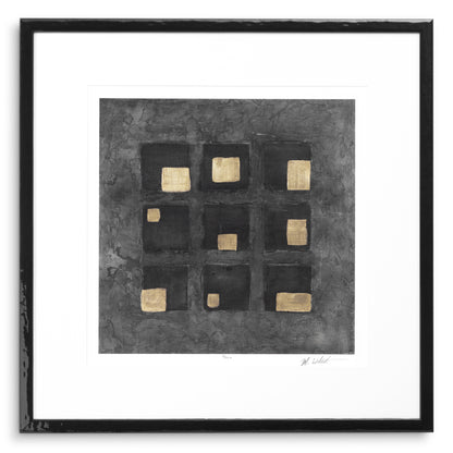 Print Black Squares by Michael Willett set of 2