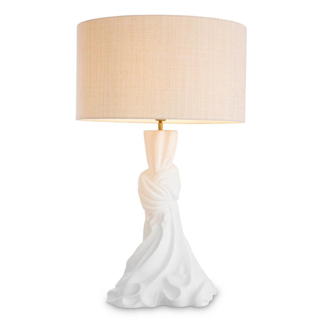 Table Lamp Banyan white finish incl shade