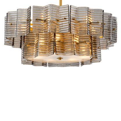 Chandelier Silvano smoke glass