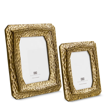 Picture Frame Thatcher vintage brass finish set of 2