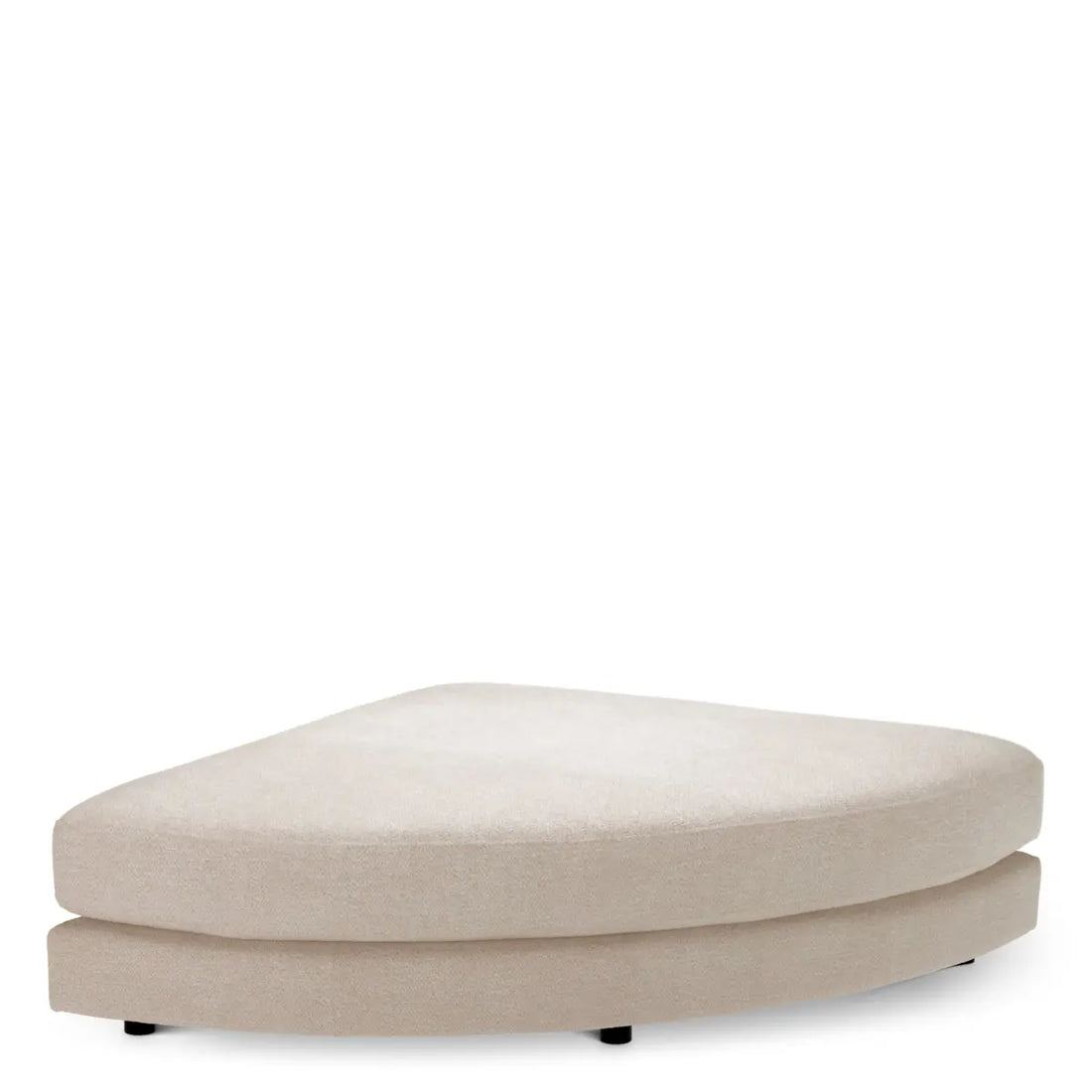 Modular Sofa Lounge Club lurano ivory - Ottoman half round