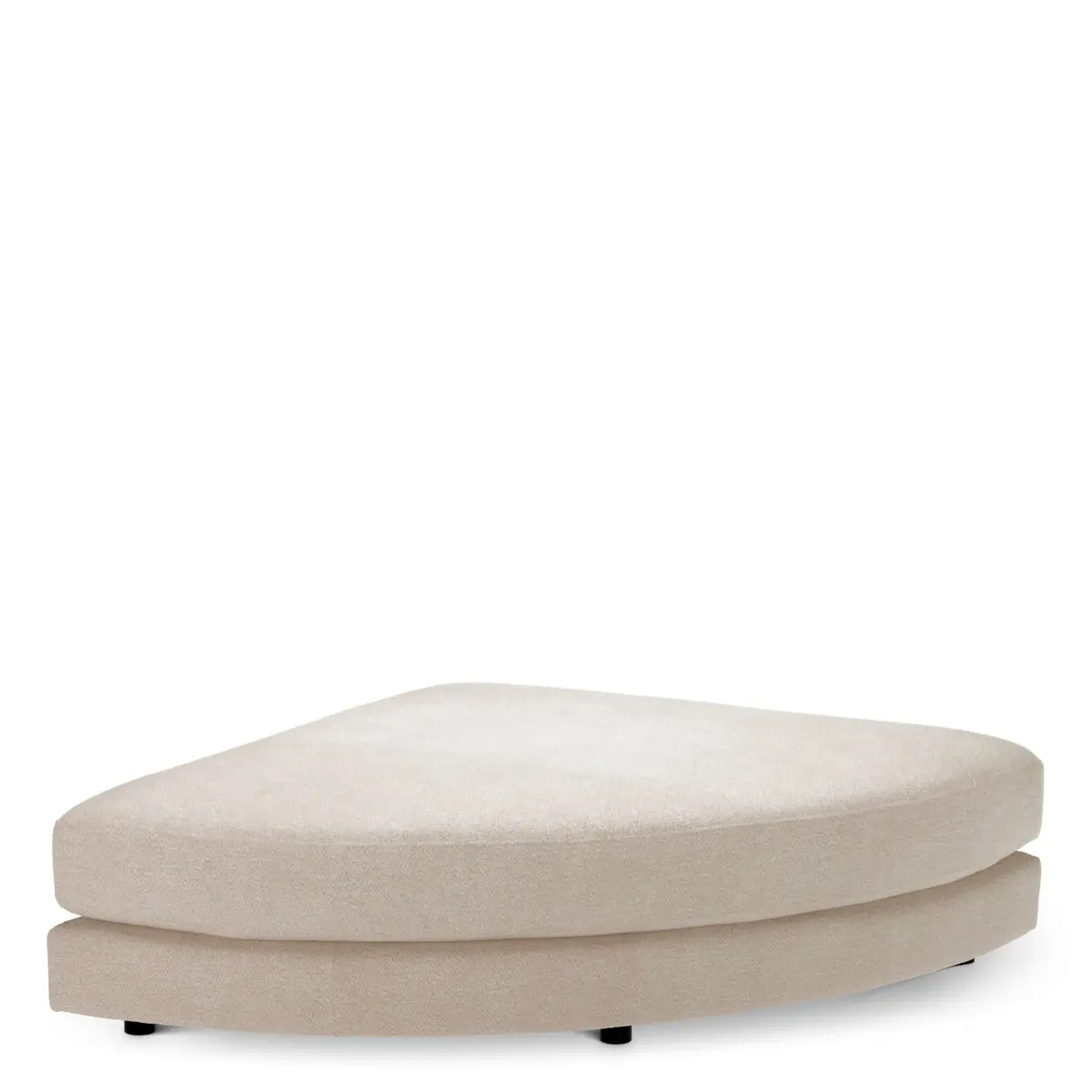 Modular Sofa Lounge Club lurano ivory - Ottoman half round